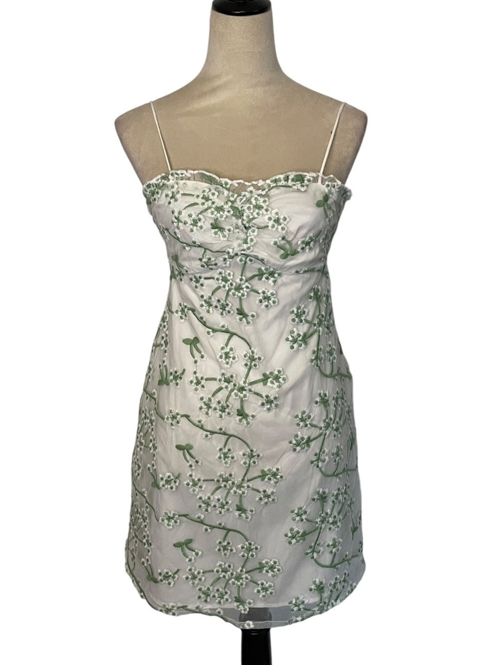 12th Tribe Croatian Coast White Floral Mini Dress - Picture 2 of 4